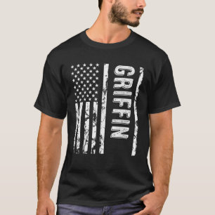 Griffin Last Name Funny Surname Team Griffin Famil T-Shirt