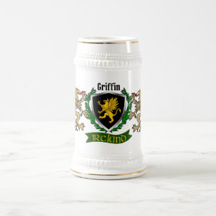 Griffin/O'Griffy Irish Shield Beer Stein