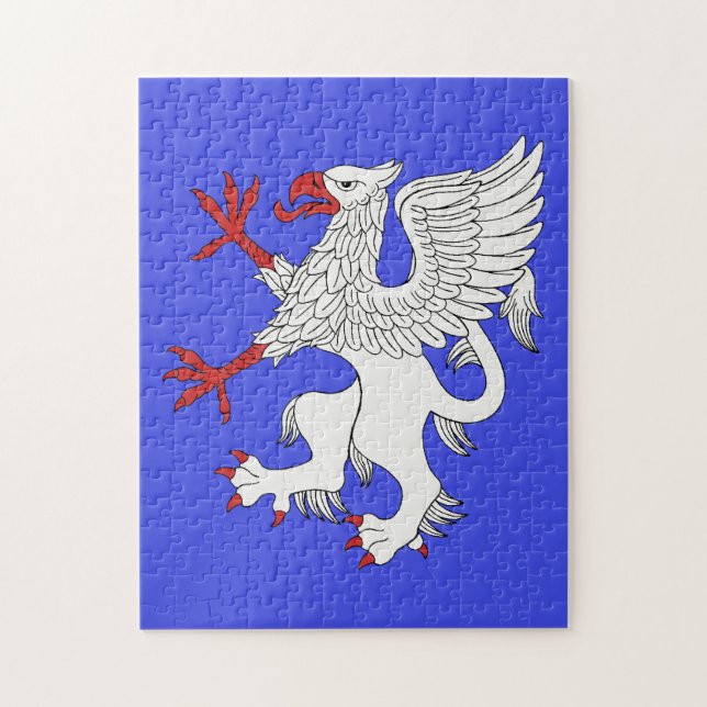 Griffin Rampant Argent Jigsaw Puzzle (Vertical)