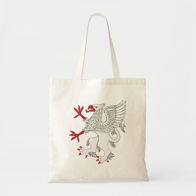 Griffin Rampant Argent Tote Bag (Front)