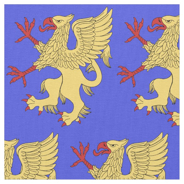 Griffin Rampant Or Fabric (Close Up)