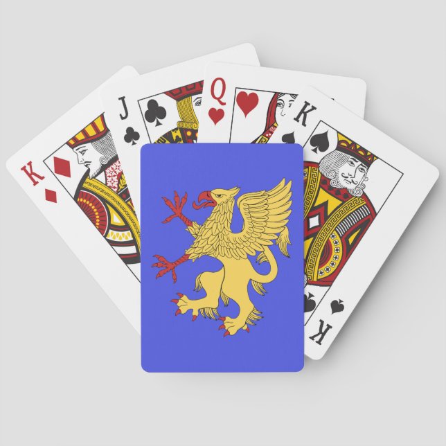 Griffin Rampant Or Playing Cards (Back)
