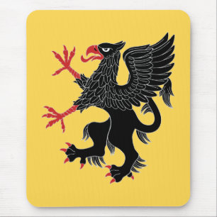 Griffin Rampant Sable Mouse Pad