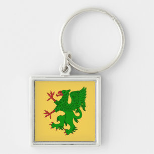 Griffin Rampant Vert Key Ring
