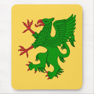 Griffin Rampant Vert Mouse Pad
