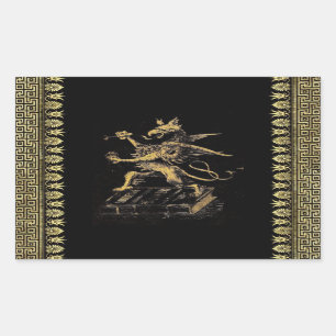 Griffin Rectangular Sticker