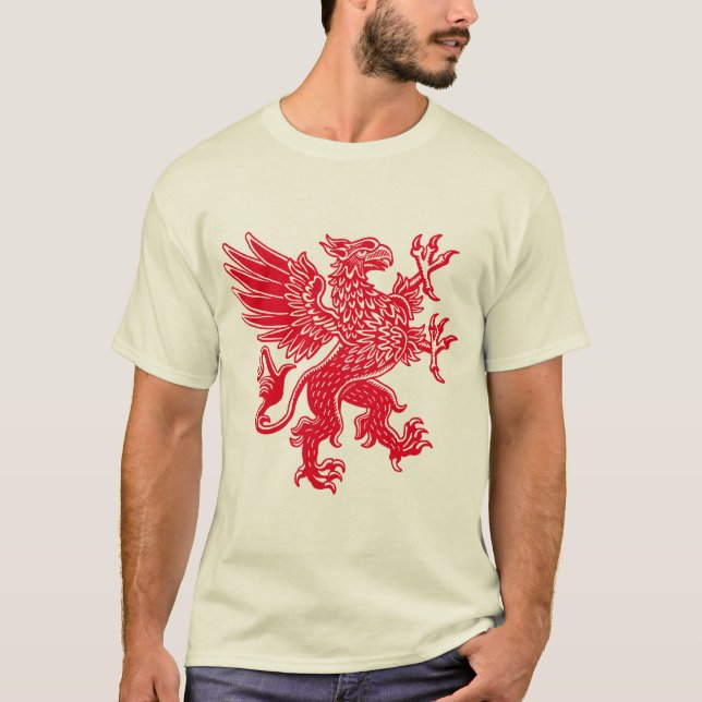 Griffin - Red T-Shirt (Front)