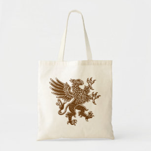 Griffin - Walnut Brown Tote Bag