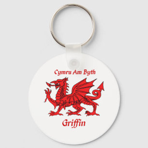 Griffin Welsh Dragon Key Ring