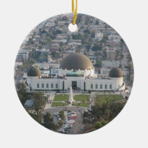 Griffith Observatory Ceramic Tree Decoration