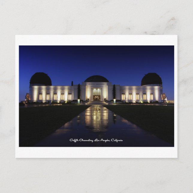 Griffith Observatory Postcard (Front)