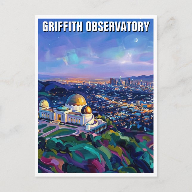 Griffith Observatory Postcard (Front)
