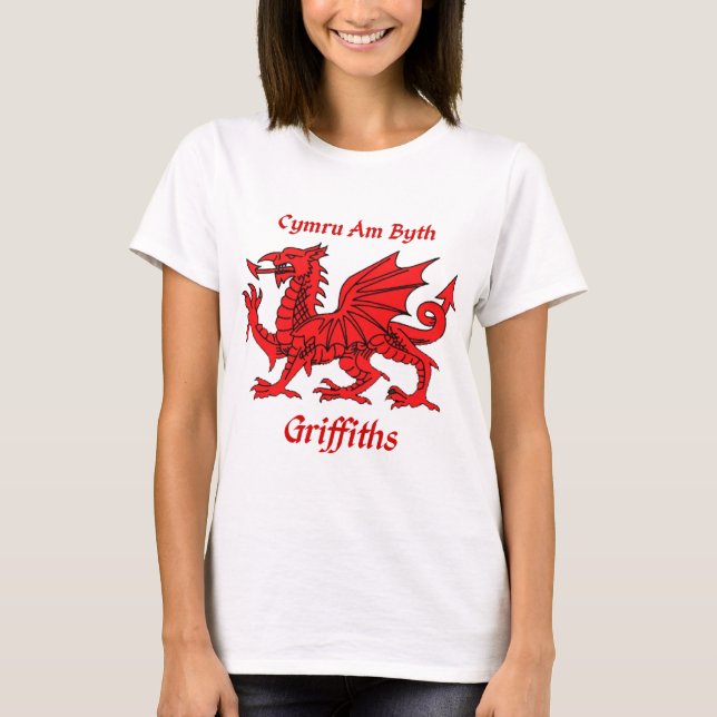 Griffiths Welsh Dragon T-Shirt (Front)