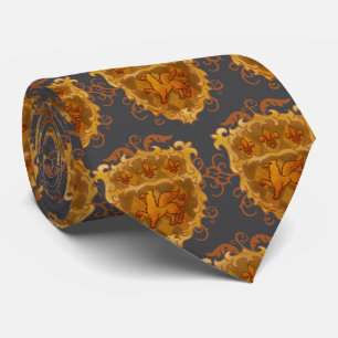 Griffon Family Crest Tie
