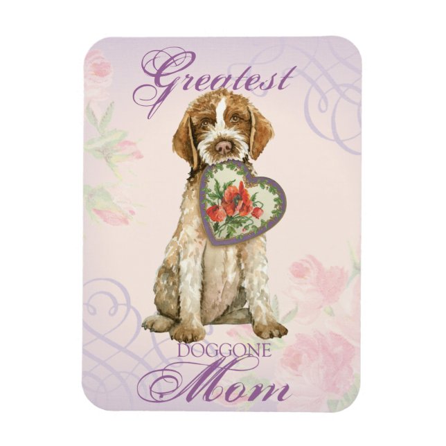 Griffon Heart Mum Magnet (Vertical)