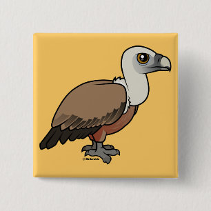 Griffon Vulture 15 Cm Square Badge