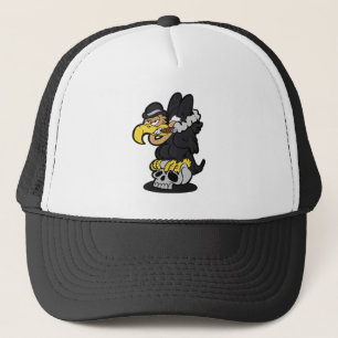 Griffon Vulture cartoon   choose background colour Trucker Hat