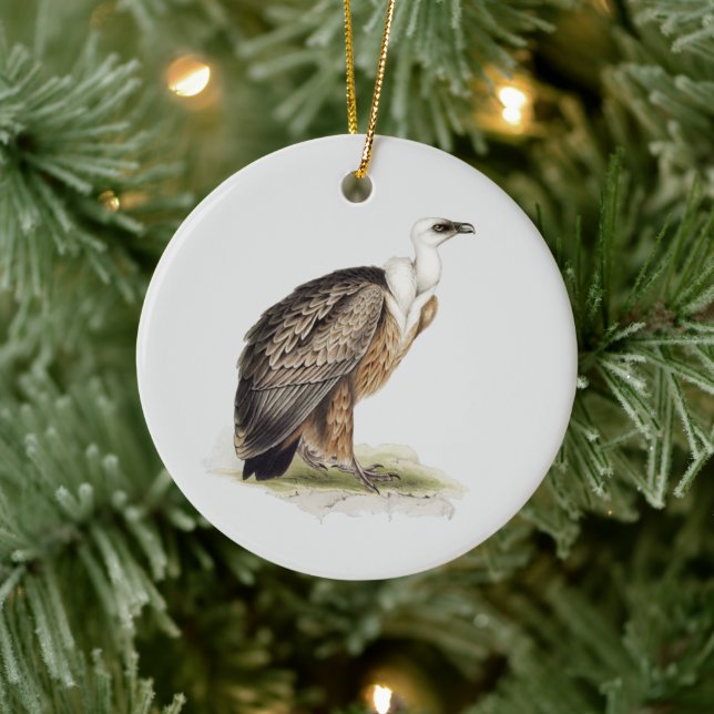 Griffon Vulture Tree Ceramic Tree Decoration (Tree)