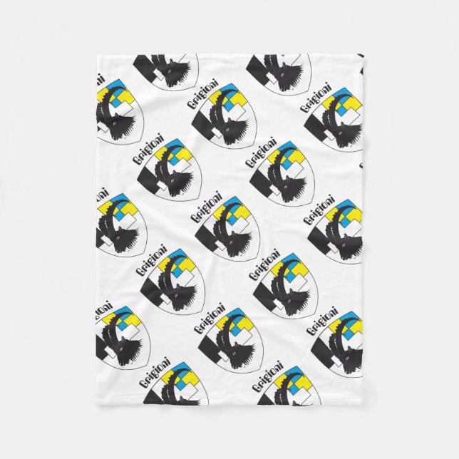 Grigioni Svizzera Geschenkpapier Fleece Blanket (Front)