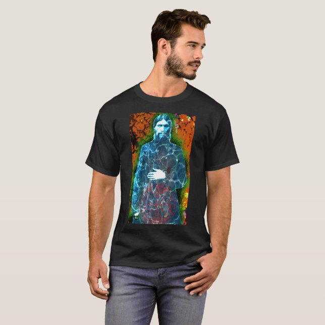 Grigori Rasputin Russian History Mad Monk Mystic T-Shirt (Front Full)