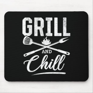 Grill And Chill Bbq Grilling Tools Bbq Lover &amp; Mouse Pad