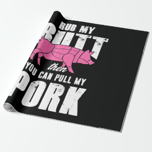 Grill BBQ Barbecue Pork Meat Grill Master Smoker Wrapping Paper