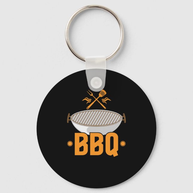 Grill BBQ Key Ring (Front)
