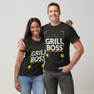 Grill Boss Shirt Funny BBQ Gift for Cookout Love