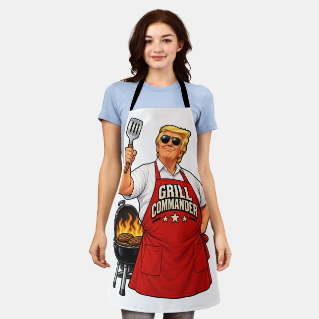 Grill Commander Barbecue Cookout Apron (Worn)