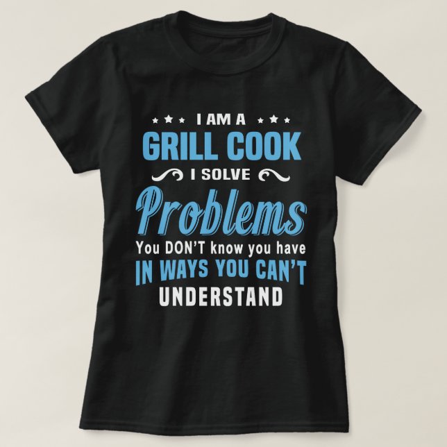 Grill Cook T-Shirt (Design Front)