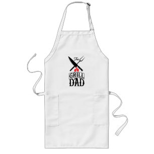 Grill Dad (customisable) Long Apron