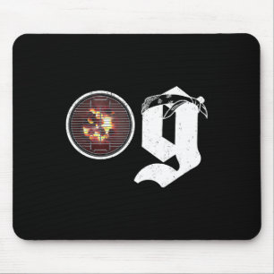 Grill Dad Father Og Griller Funny Bbq Barbeque Pit Mouse Pad