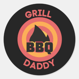 GRILL DADDY CLASSIC ROUND STICKER