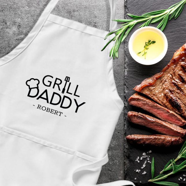Grill Daddy Personalised Father's Day Gift Standard Apron (Creator Uploaded)