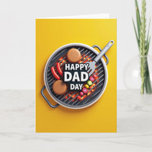 Grill Happy Dad Day Image Card