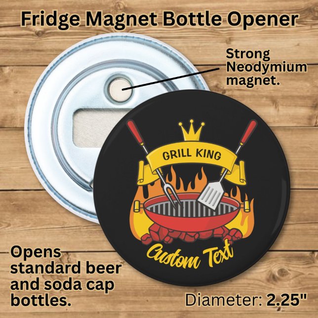 Grill King Bottle Opener (Creator Uploaded)