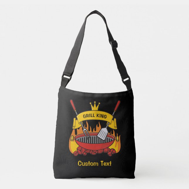 Grill King Crossbody Bag (Front)