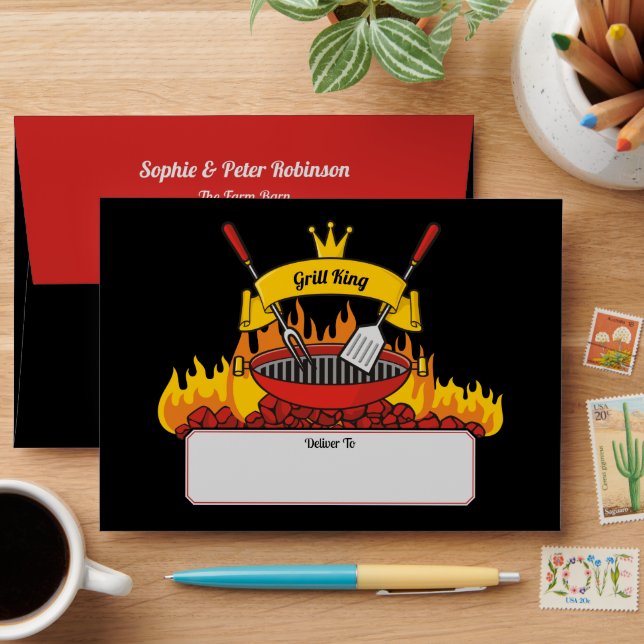 Grill King Envelope (Desk)