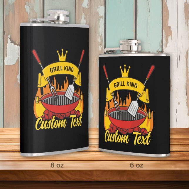 Grill King Hip Flask (Creator Uploaded)