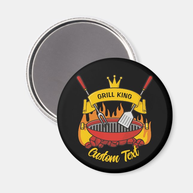 Grill King Magnet (Front/Back)