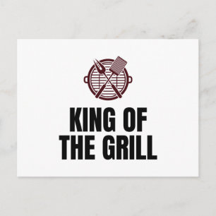 Grill king postcard