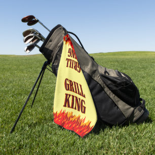 Grill King Red Flames BBQ Towel