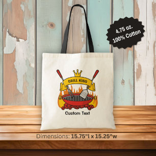 Grill King Tote Bag