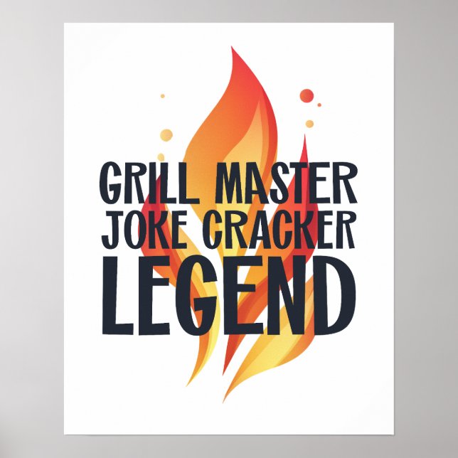 Grill Legend BBQ Poster (Front)