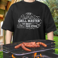 Grill Master and Best Dad Ever Fathers Day Black