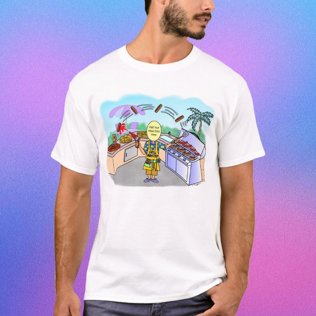 Grill Master Cartoon T-Shirt (Creator Uploaded)