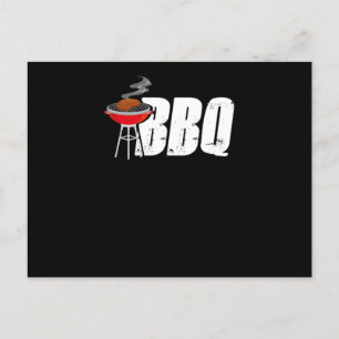 Grill Master Chef Cook Culinarian BBQ Cookout Barb Postcard