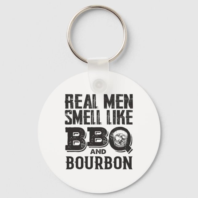 Grill Master Chef Grilling Byrbecue Lover Bbq And  Key Ring (Front)