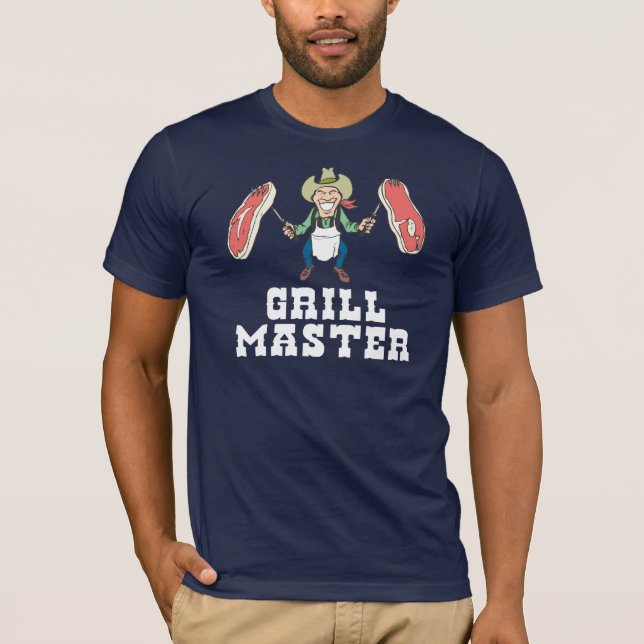 Grill Master Cowboy T-Shirt (Front)