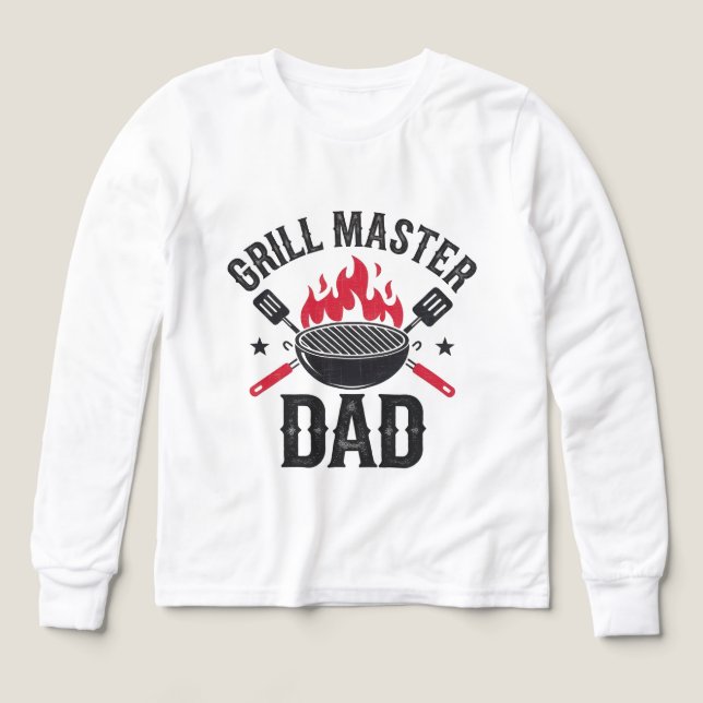 Grill Master Dad – Funny BBQ Father's Day Gift (Design Front)